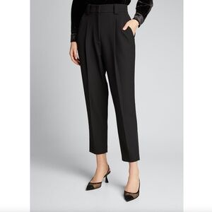 A.L.C. Colin High-Rise Ankle Pleated Trouser Pants